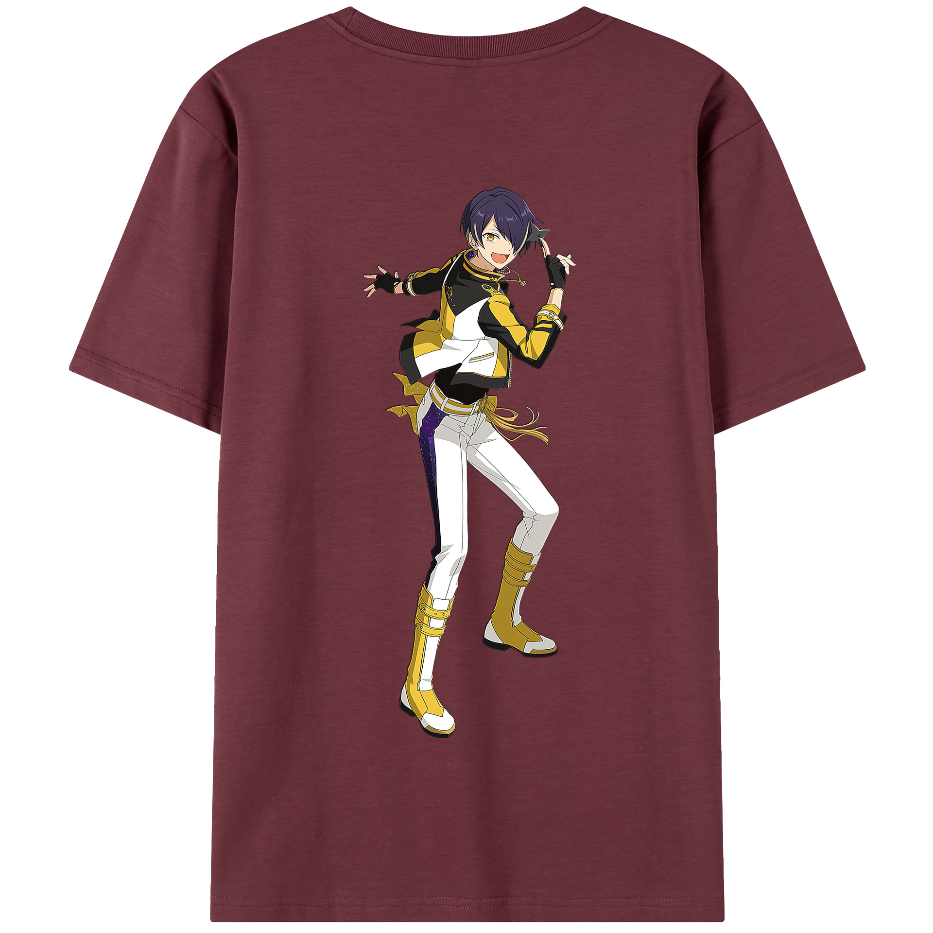 （画像用） あんさんぶるスターズ! Ensemble Stars 綿100％半袖Tシャツ（背面プリント）